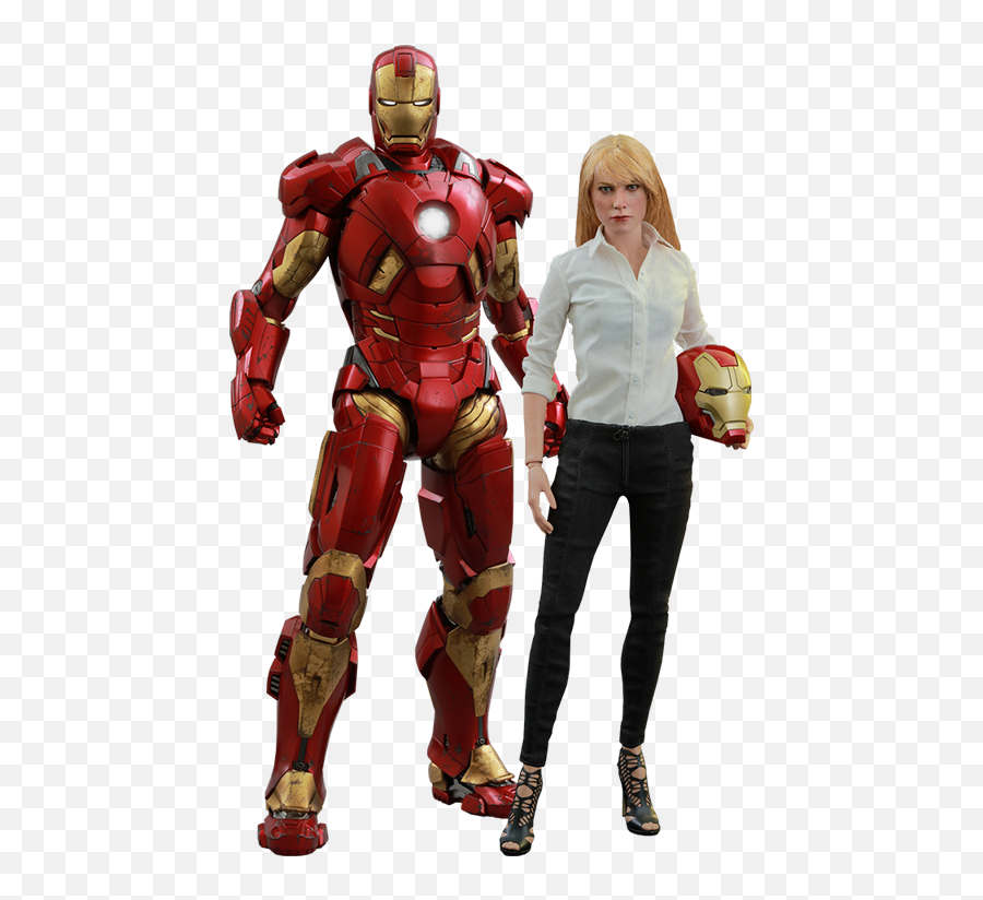 Sg - Toys Pepper Potts Iron Man Mark Ix Hot Toys Pepper Potts Figure Png,Iron Man Png