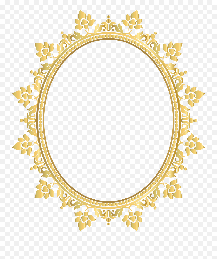 Library Of Oval Photo Frame Black And Png