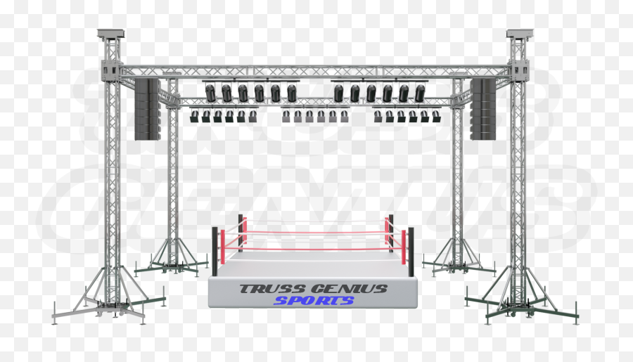 Boxing Ring Truss System - Stage Lighting Truss Png,Boxing Ring Png