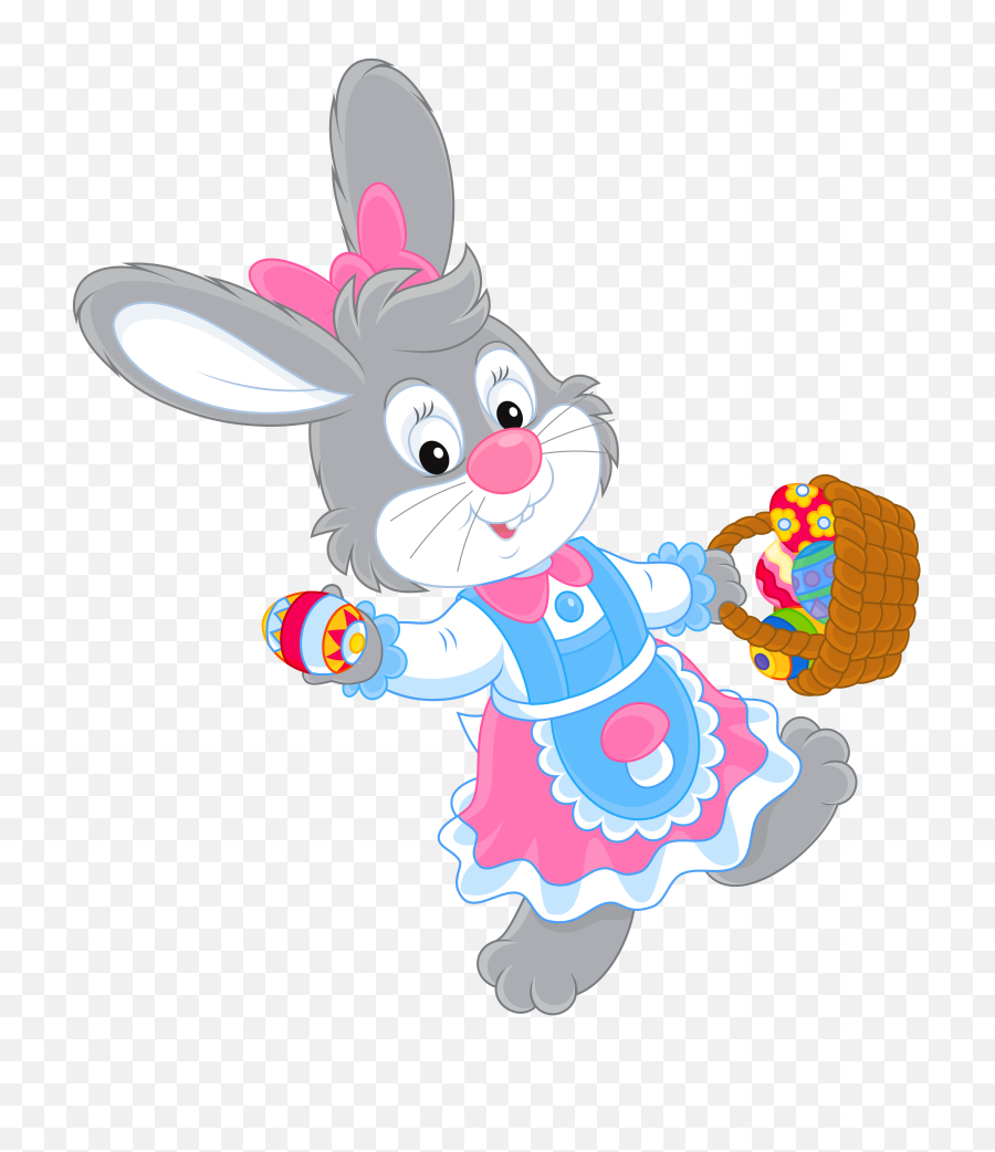 Girls Easter Bunny Clipart - Girl Easter Bunny Clipart Girl Easter Bunny Free Clipart Png,Bunny Clipart Png