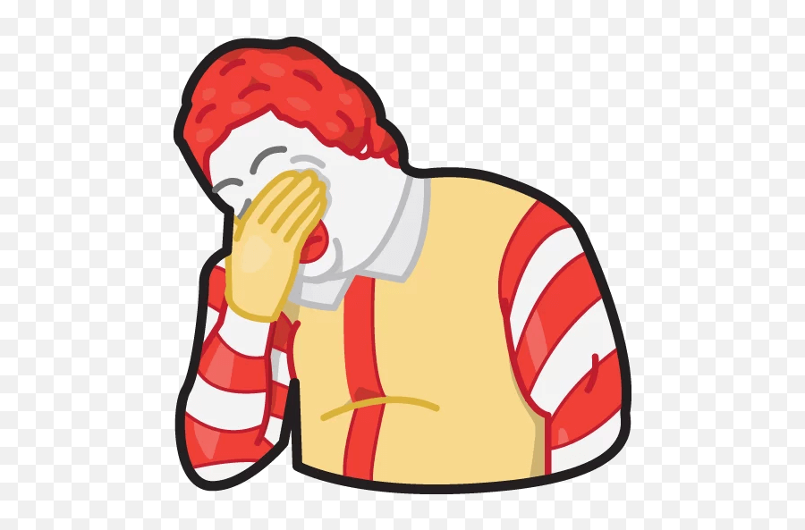 Facepalm Telegram Stickers Sticker Search - Facepalm Sticker Whatsapp Png,Face Palm Png