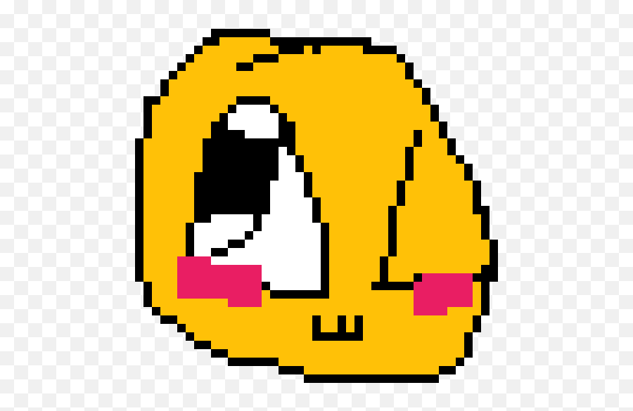 Download Cute Emoji - Anime Pixel Art Minecraft Png,Cute Emoji Png