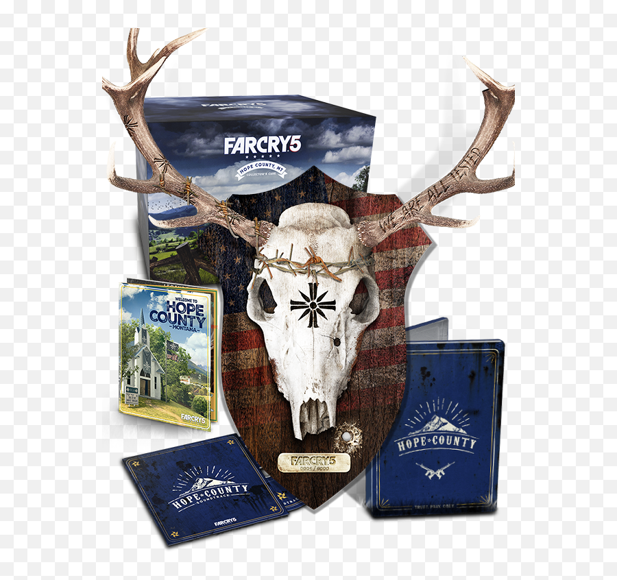Far Cry 5 For Ps4 Ubisoft Store - Far Cry 5 Deer Skull Png,Far Cry 5 Logo Png