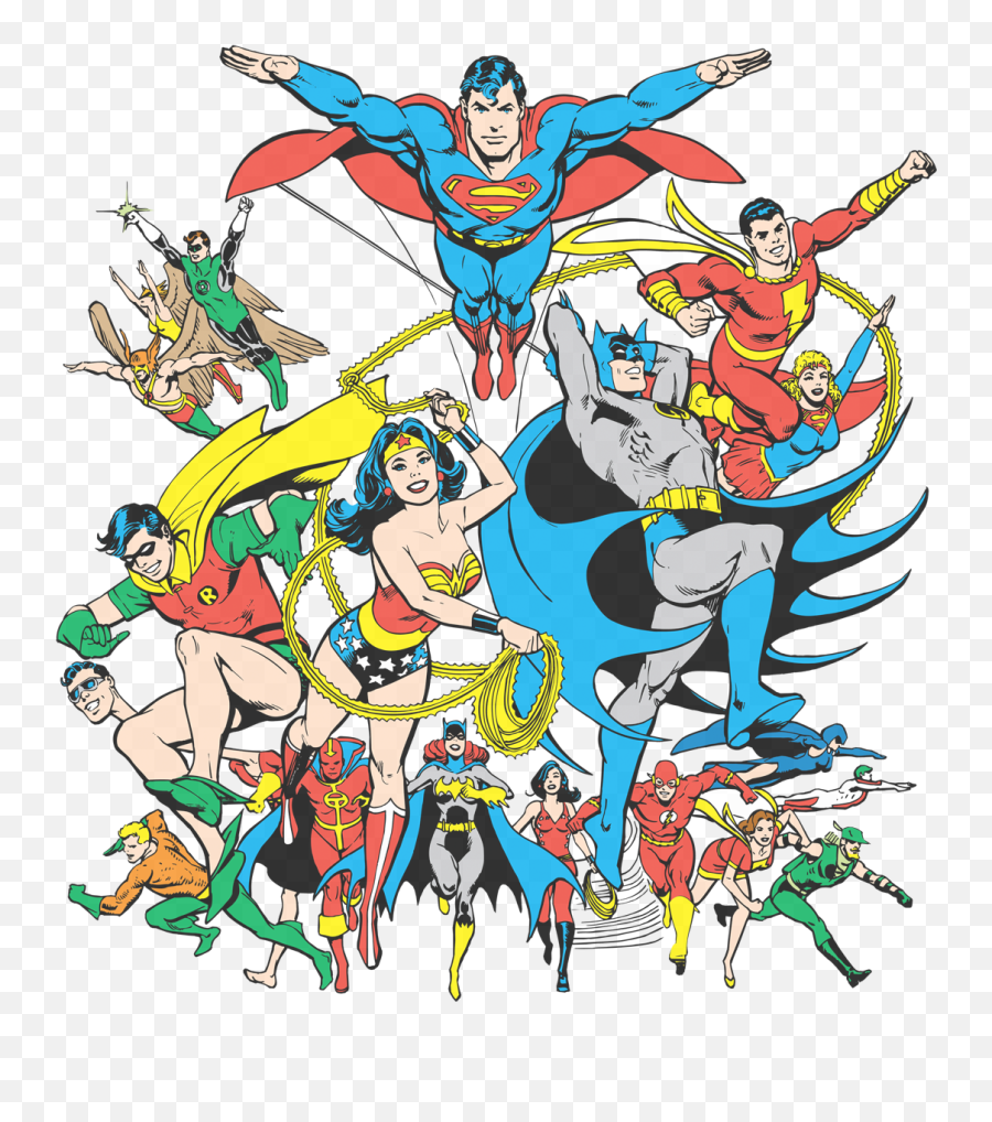 Dc Comics Justice League Assemble Youth - Justice League Comic Png,Justice League Png