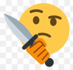 Knifethink - Knife Emoji Meme Png,Knife Emoji Png