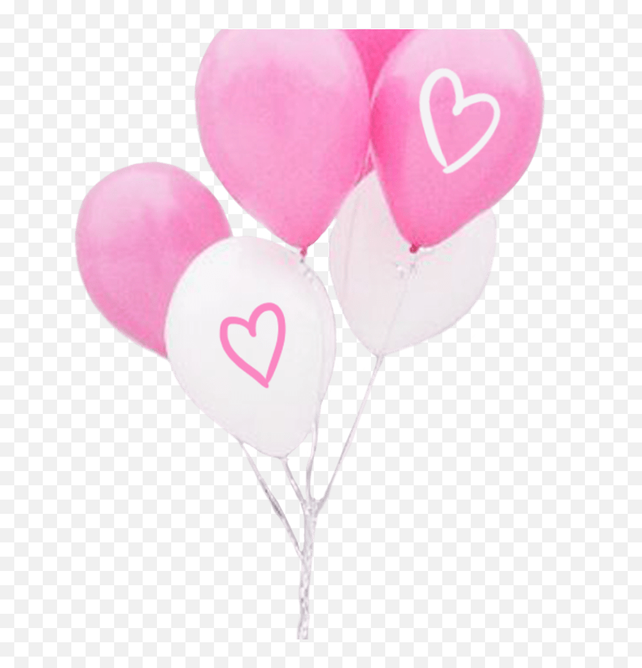 Download Tumblr Cute Pink Dabs Picturesque - Globos Png,Pink Heart Png