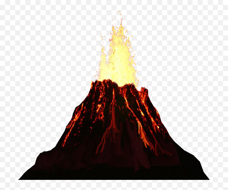 Amazing Cliparts Volcano Background Clipart Borders 50 - Volcano Eruption Transparent Background Png,Lava Png