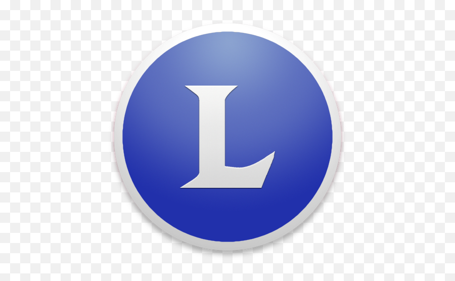 League Icon Myiconfinder - Blue L Logo Png,League Of Legends Logo