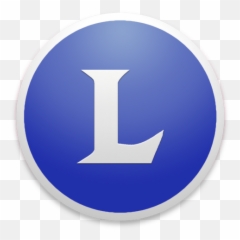 League Icon Myiconfinder - Blue L Logo png