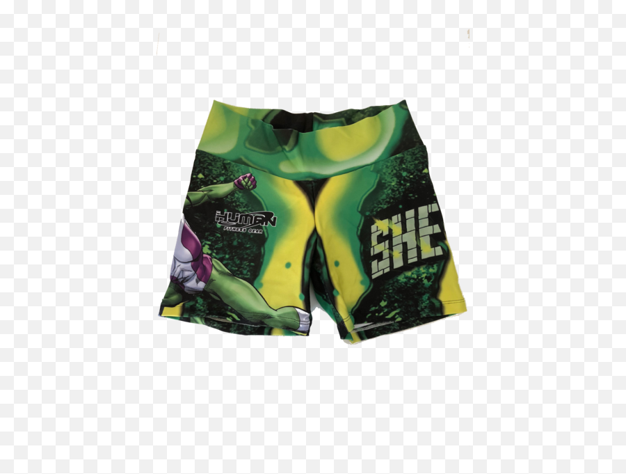 She Hulk Woman Shorts Longer - Board Short Full Size Png Board Short,She Hulk Png