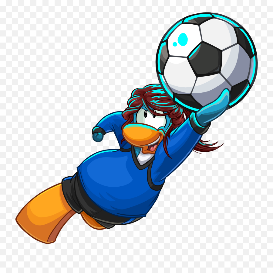Pc - Football Club Penguin Png,Soccerball Png