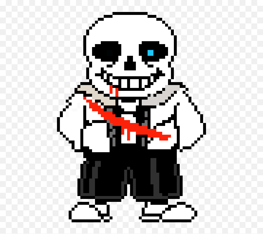 Pixilart - Horror Sans: Sprite by Ender by ahalaymahalay