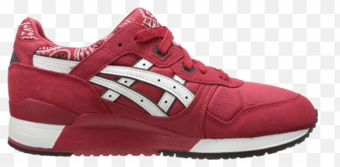 Download Gel Lyte 3 U0027red Bandanau0027 - Shoe Png Image With No Asics Gel Lyte Solebox,Red Bandana Png