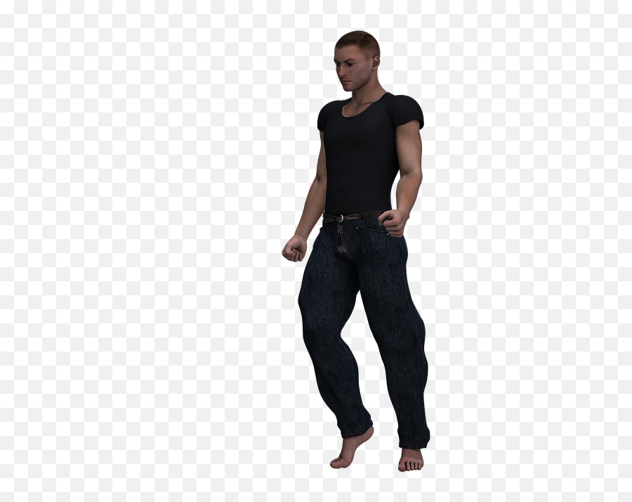 Man Male Person - Person Standing Blank Background Png,Person Standing Png