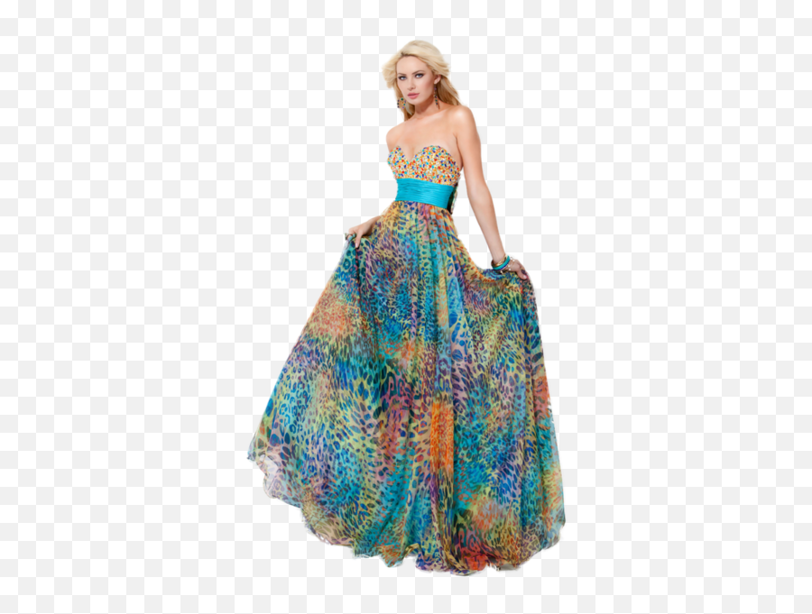 Woman In Blue Dress - Dress That Looks Like The Sea Png,Woman In Dress Png