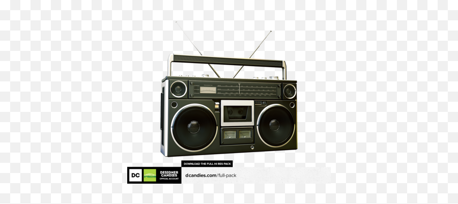 Download 80s Boombox Png - Boombox Mockup Psd,Boombox Png