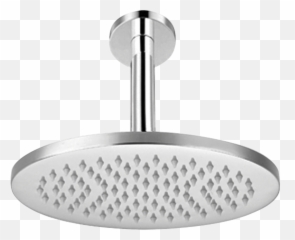 Modern Oval Rain Shower With Ceiling Arm - Shower Head Front View Png,Shower Png
