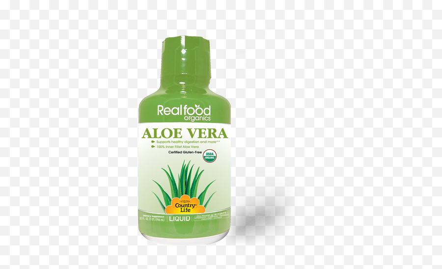 Realfood Organics Liquid Aloe Vera - Country Life Vitamins Realfood Organic Aloe Vera 32oz Png,Aloe Vera Png