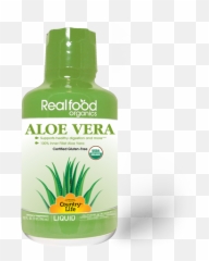 Realfood Organics Liquid Aloe Vera - Country Life Vitamins Realfood Organic Aloe Vera 32oz Png,Aloe Vera Png