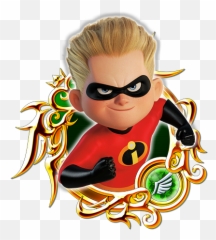 Download Hd Incredibles 2 A Superhero - Kingdom Hearts Union X Medals png