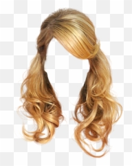Simple Curly Blonde Hair Extensions - Roblox Hair Design Png,Blond Hair Png  - free transparent png images 