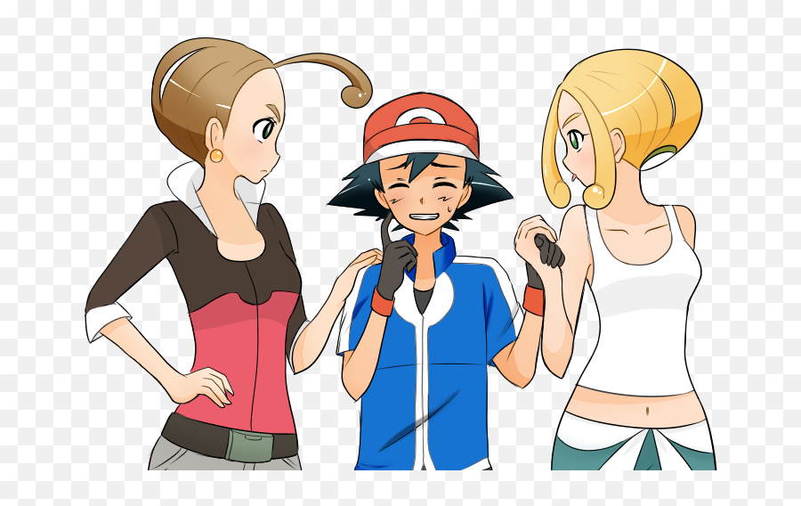 Pokemon Ash And Viola Png Download - Ash X Viola,Pokemon Ash Png