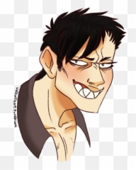 Anime Boy Sharp Teeth Png Image - Monster Oc