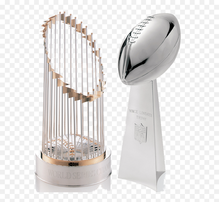 World Series And Super Bowl Trophies Transparent Cartoon Png Trophy Background