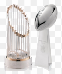 World Series And Super Bowl Trophies Transparent Cartoon Png Trophy Background
