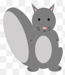 Squirrel Smile Png Clip Arts For Web - Clip Arts Free Png Cartoon Grey Squirrels,Squirrel Clipart Png