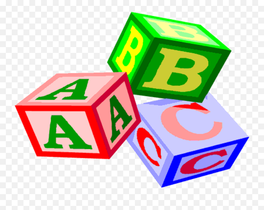 Download Abc Blocks Clipart Black And - Abc Blocks Animated Gif Png,Abc Blocks Png