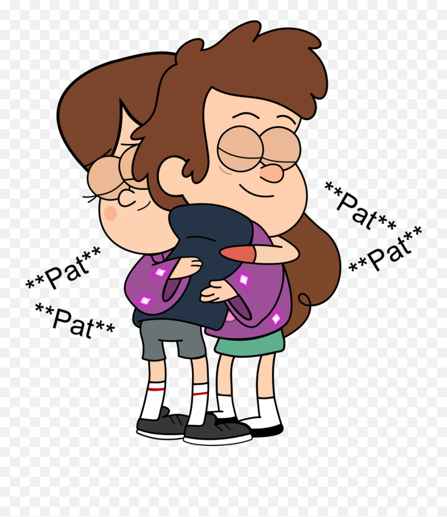 Transparent Hugs Friends - Dipper And Mabel Hug Png,Friends Transparent