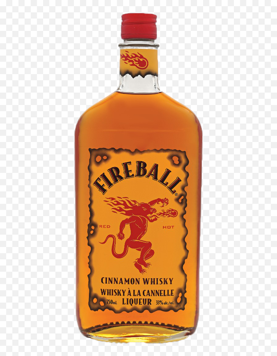 Fireball Cinnamon Whiskey 1l Png - Fireball Cinnamon Whisky,Fireball Whiskey Png