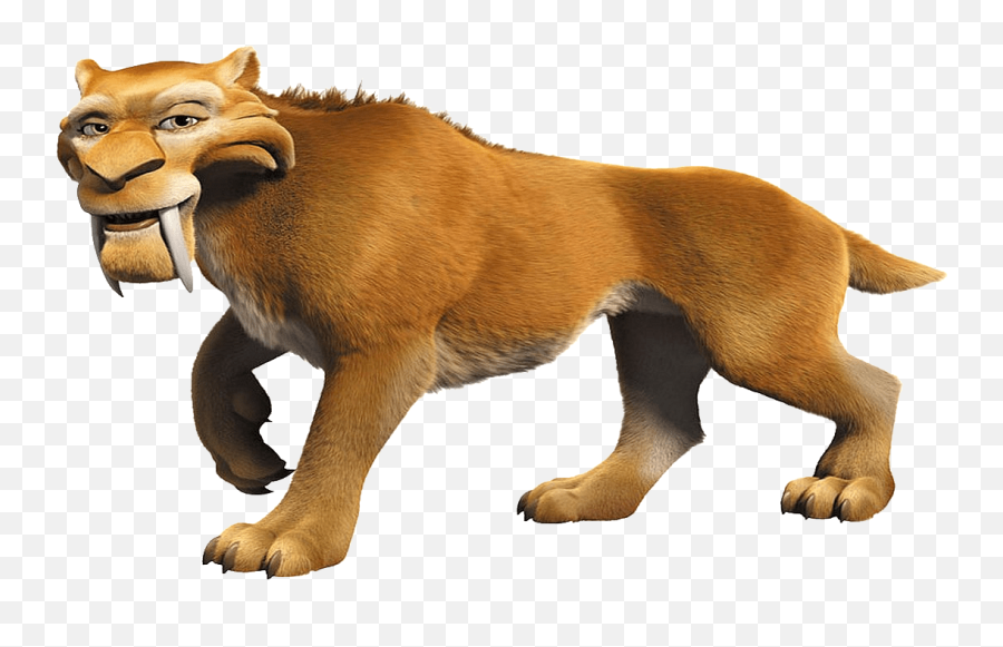 Ice Age Character Diego The Saber - Toothed Cat Transparent Penguins Of Madagascar Lego Png,Saber Png