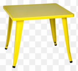 Yellow Petite Cafe Table Rentals Bright - Solid Png,Cafe Table Png