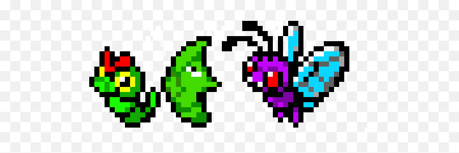 The Caterpie Line Pixel Art Maker - Language Png,Caterpie Png