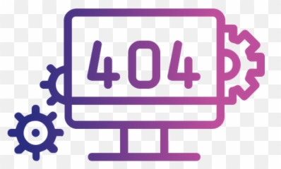 Free 404 Page Not Found Icon Of Line Style - Available Page Not Found Png