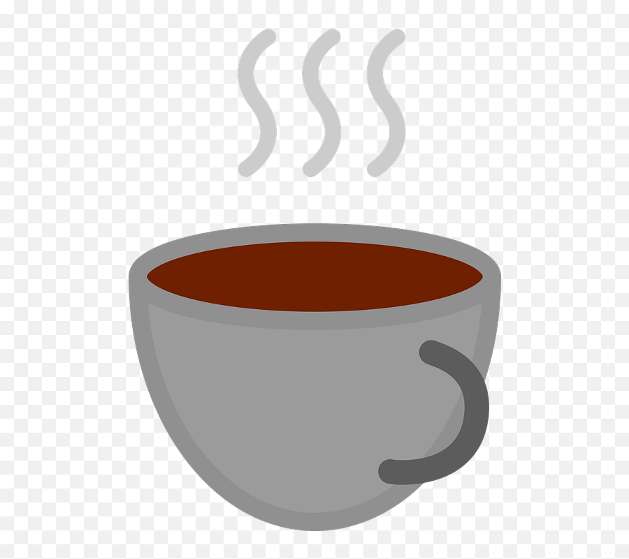 Hot Coffee Icon Drink Steam Cup - Serveware Png,Coffee Icon Transparent