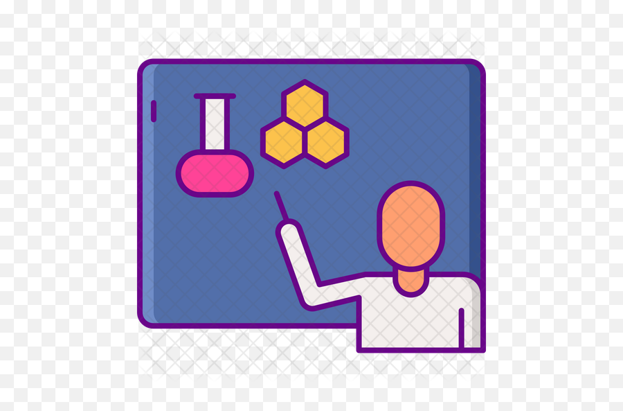 Free Chemistry Teacher Icon Of Colored - Chemistry Teacher Icon Png,Teacher Icon Flat