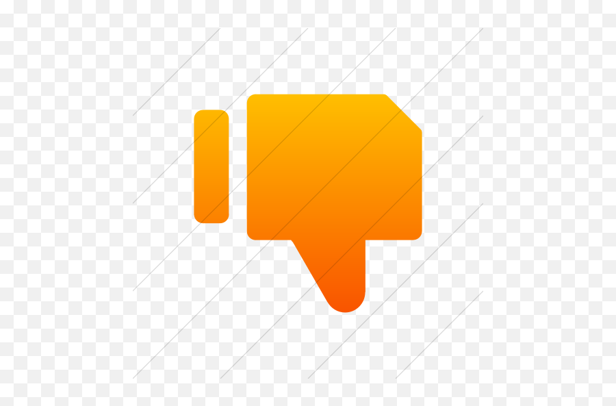 Simple Orange Gradient Foundation 3 - Vertical Png,Like And Dislike Icon