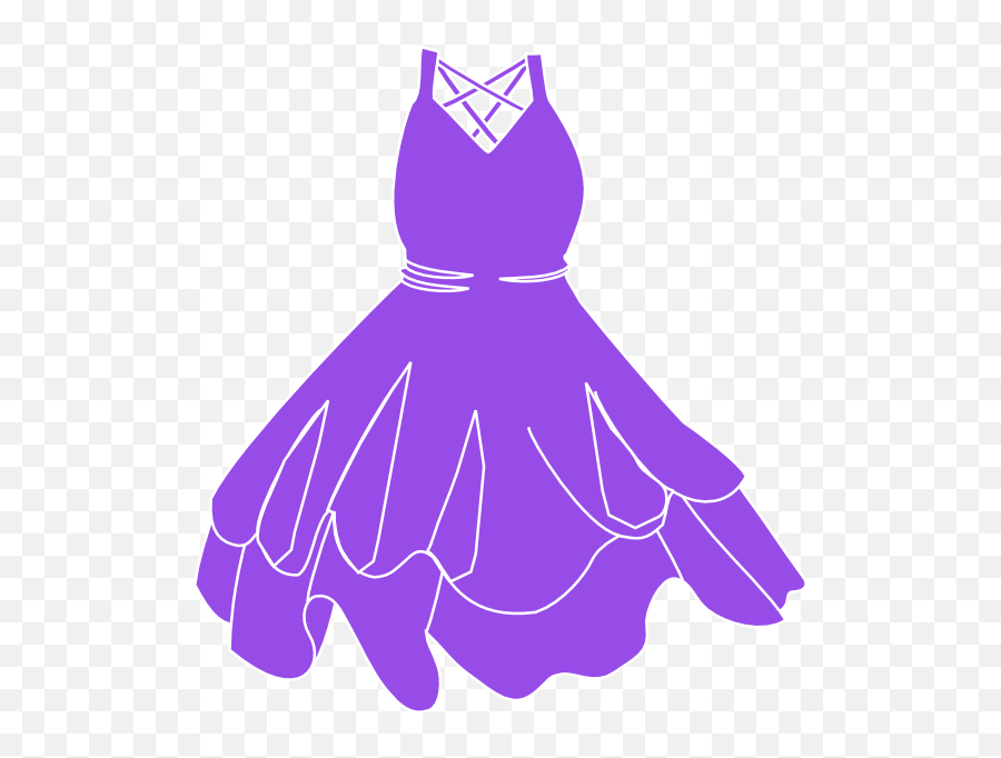 Dress Transparent Clipart - Purple Dress Clipart Png,Transparent Clothes Pic
