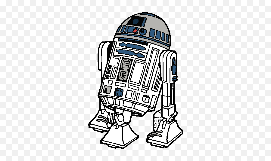 R2d2 Clipart - Printing Free Printable Star Wars Coloring Pages Png,R2d2 Png