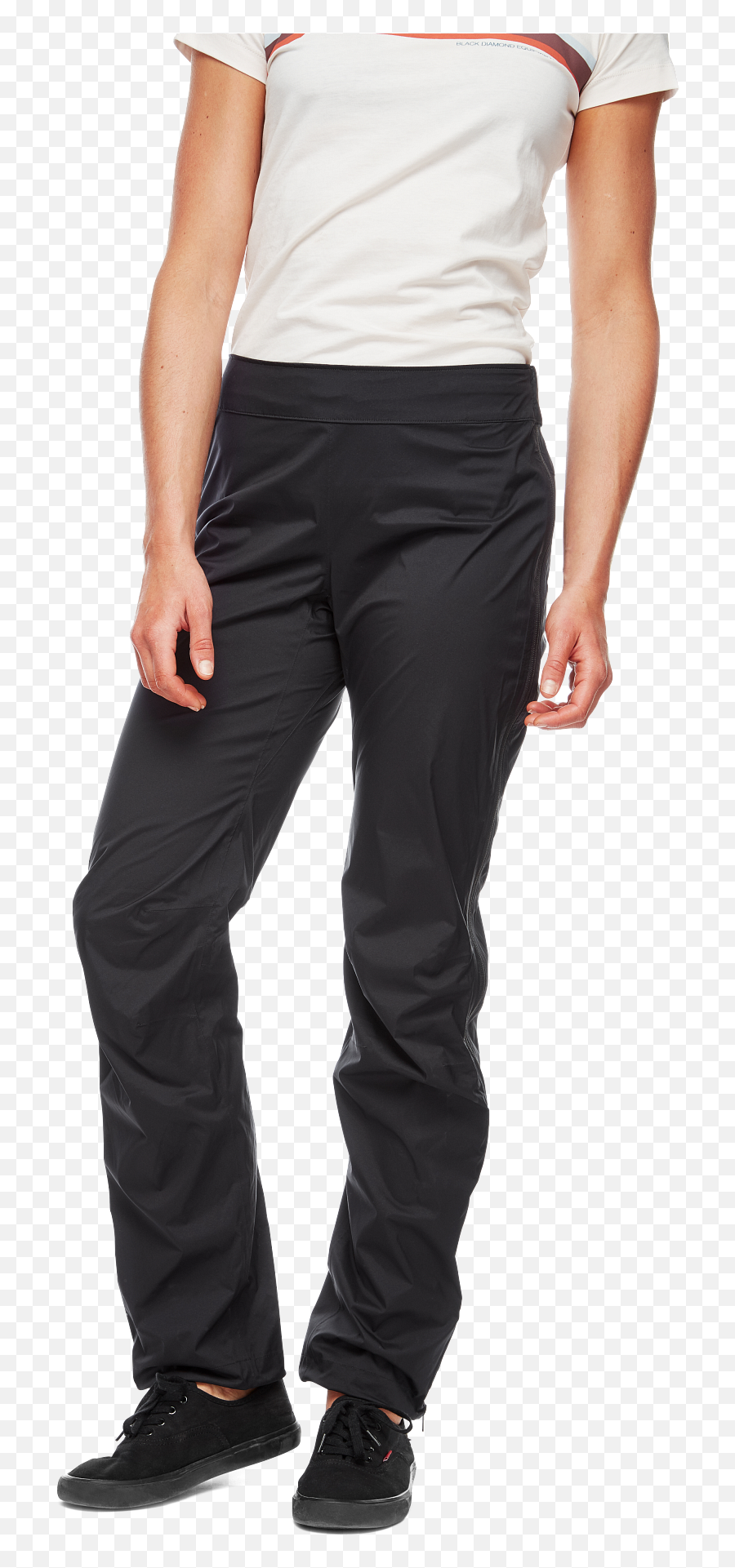 Stormline Stretch Full Zip Rain Pants - Womenu0027s Black Diamond Stormline Stretch Rain Pants Black Png,Icon Mesh Pants