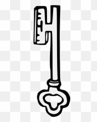Key - Traceable Heraldic Art Vertical png