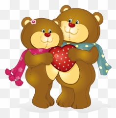 Valentine Teddy Bear Clipart - Cute Valentines Day Clip Art Png,Teddy Bear Clipart Png
