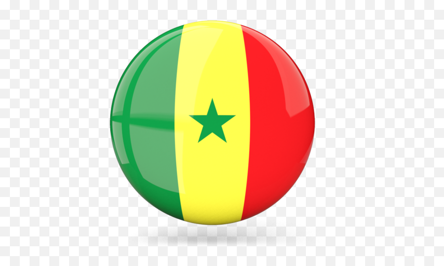 Glossy Round Icon Illustration Of Flag Senegal - Belgium Flag Round Icon Png,Icon Of
