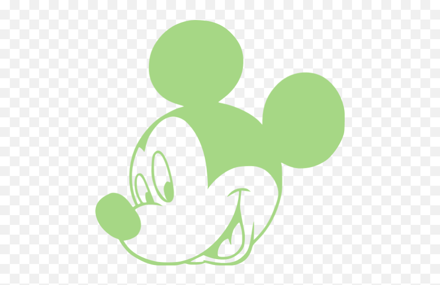 Guacamole Green Mickey Mouse Icon - Free Guacamole Green Mickey Mouse Logo Png,Pointer Icon