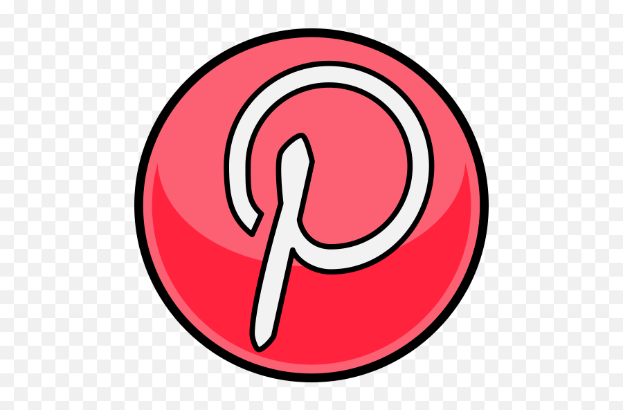 Media Pinterest Social Icon - Free Download On Iconfinder Cartoon Pinterest Icon Png,Pinterest Logo Icon