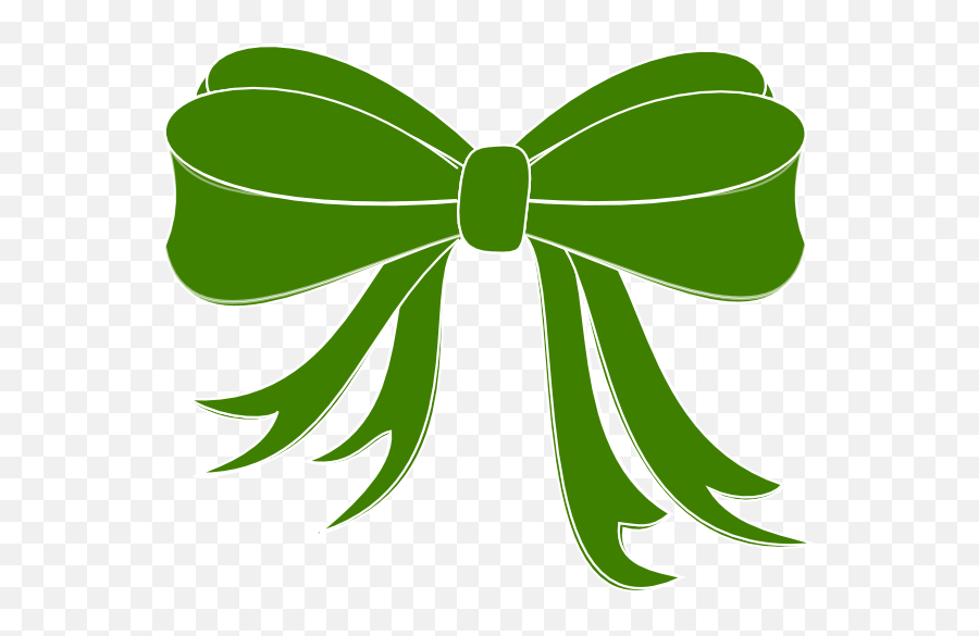 Green Ribbon Png Picture - Breakfast At Clipart,Green Bow Png