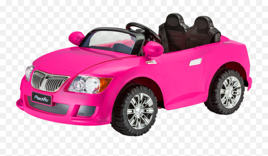 Kid Trax Pink Convertible Riding Car - Pink Toy Car Png,Pink Car Png